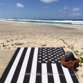 100% cotton extra soft American flag beach towels